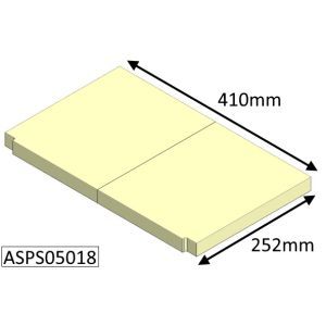 Parkray Aspect 5 (Eco) Base Fire Brick - ASPS05018
