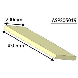 Hunter Allure 5 Baffle Fire Brick Plate - ASPS05019