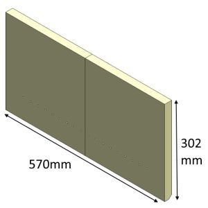 Parkray Aspect 8 (Eco) Rear Fire Brick - ASPS08015