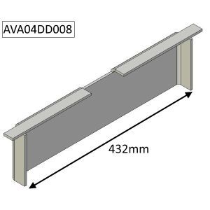Avalon 4 Double Sided Double Depth Double Sided Side Plate - AVA04DD008