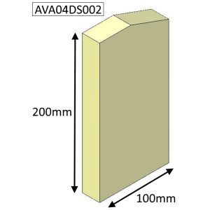 Avalon 4 Double Sided Single Depth Multifuel Side Fire Brick - AVA04DS002
