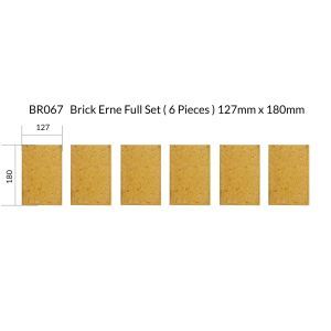 BR067 Brick Erne Full Set ( 6 Pieces ) 127mm x 180mm