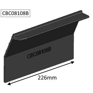 Cleanburn Nordstrand Right Hand Side Plate - CBC08108B