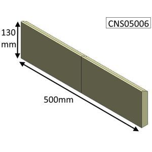 Avalon 5 Slimline Multifuel (CEvII)  Rear Fire Brick - CNS05006