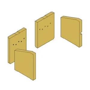 Charnwood Aire 5 Full Fire Brick Set