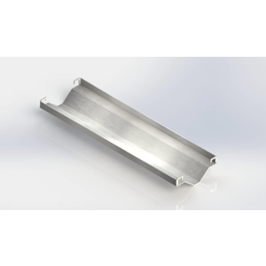 Lisbon 900 D/ S ( Outside Big ) Stainless Steel - Baffle