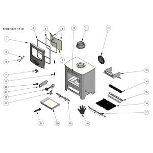 GBS Mariner 4 Multi Fuel Stove - Grate Bar