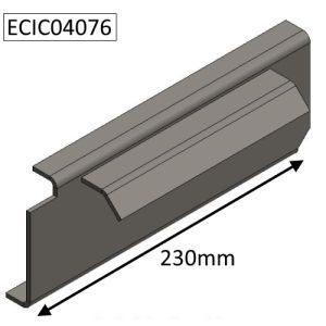 Parkray Aspect 4 Compact (Non Eco) Left Hand Side Plate - ECIC04076