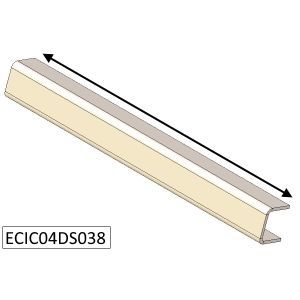 Parkray Aspect 4 Double Sided Single Depth Edge Support Baffle Plate - ECIC04DS038