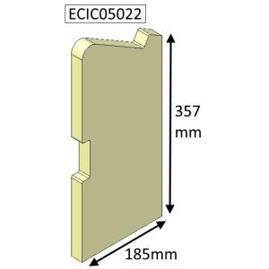 Parkray Aspect 5 Compact (Non Eco) Left Hand Side Fire Brick - ECIC05022
