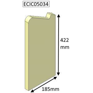 Parkray Aspect 5 Compact (Non Eco) Right Hand Side Fire Brick - ECIC05034