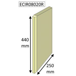 Parkray Aspect 8 (Non Eco) Right Hand Side Fire Brick - ECIR08020R