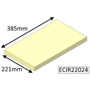 Parkray Aspect 80B Base Centre Fire Brick - ECIR22024