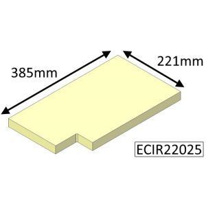 Parkray Aspect 80B Base Side Fire Brick - ECIR22025