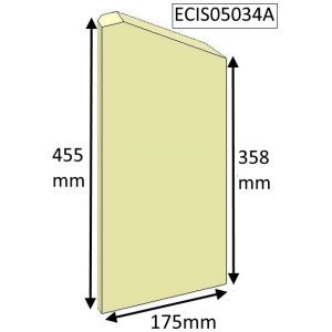 Parkray Aspect 8 Slimline Left Hand Side Fire Brick - ECIS05034A