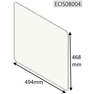 Parkray Aspect 8 (Non Eco) Replacement Glass - ECIS08004