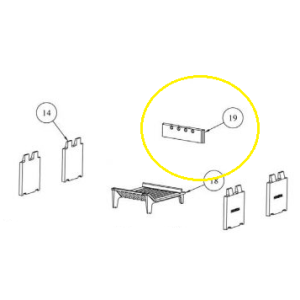 Waterford Stanley Fionn Boiler Stove Back Baffle Plate [Q00033AXX] 