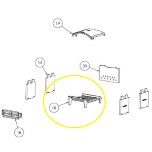 Waterford Stanley Fionn Room Heater Solid Fuel Grate [Q00023AXX] 