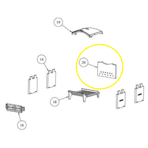 Waterford Stanley Fionn Room Heater Rear Back Fire Brick [Q00051AXX]