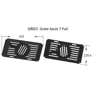 GR023 - Ascot 7 - Grate (Full set)