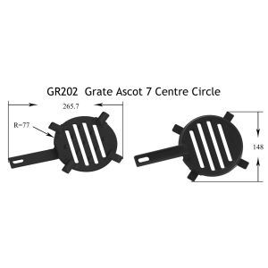 GR202 - Grate Ascot 7 Centre Circle