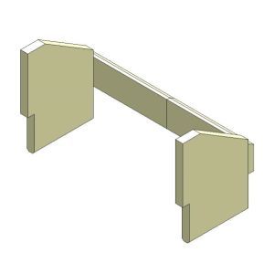 Hunter Herald 8 CEVII Full Fire Brick set - HHR08BSM3