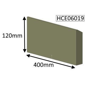 Eco Ideal Eco 3 Rear (MKII) Fire Brick - HCE06019