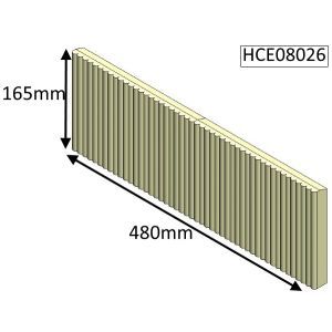 Cleanburn Skagen Rear Fire Brick - HCE08026