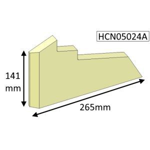 Parkray Chevin 5 Inset (MKI) Left hand Upper Side Brick - HCN05024A 