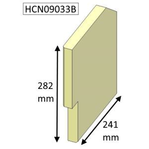 Parkray Chevin 8 Inset Right Hand Side Fire Brick - HCN09033B