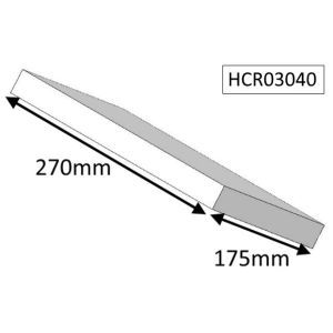 Hunter Hawk 3/3D Baffle (CE)  Fire Brick Plate - HCR03040