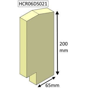 Hunter Hawk 4/4D Double Sided Single Depth (MKI, MKII and CE) Side Fire Brick - HCR06DS021