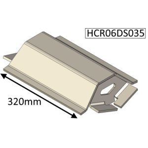 Parkray Consort 4 Double Sided Single Depth (CEvII) Baffle Plate - HCR06DS035