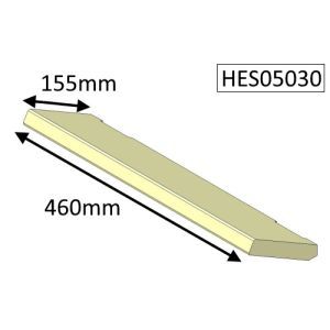 Hunter Herald 5 Slimline (Eco) Baffle fire Brick  Plate - HHS05030