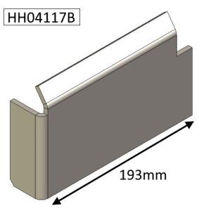 Parkray Consort 5 Standard (CEvII) Left Hand Side Plate - HH04117B
