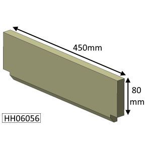 Hunter Herald 6 Multifuel (MKII) Rear Fire Brick - HH06056