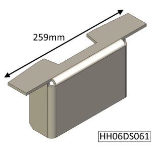 Parkray Consort 7 Double Sided Single Depth (CE and CEvII) Double Sided Side Plate - HHR08DS061