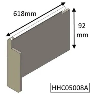 Eco Ideal Eco 1 Left Hand Side Plate - HHC05008A