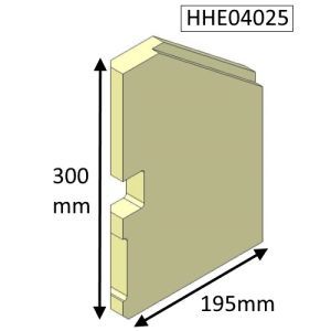  Hunter Herald 4 (Eco) Left Hand Side Fire Brick - HHE04025