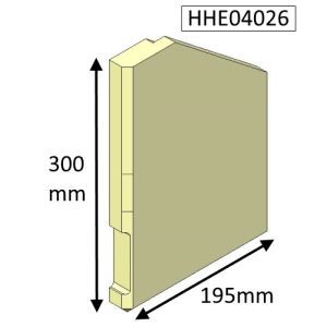  Hunter Herald 4 (Eco) Right Hand Side Fire Brick - HHE04026