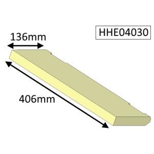  Hunter Herald 4 (Eco) Baffle Fire Brick Plate - HHE04030