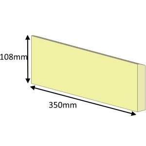Parkray Consort 7 Inset Rear Fire Brick - HHN07010