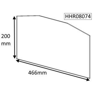 Avalon 8 Slimline Single Door Replacement Glass - HHR08074