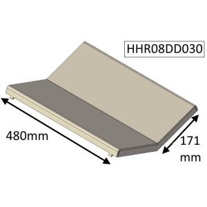 Hunter Herald 8 Double Sided Double Depth (CEvII) Baffle  Plate - HHR08DD030