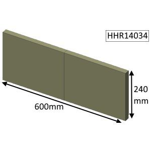Hunter Herald 14 Wood (MKI) Rear Fire Brick - HHR14034