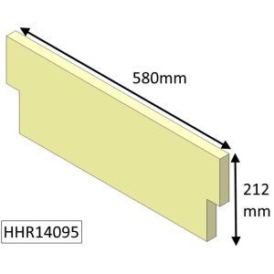 Hunter Herald 14 Wood (CE) Rear Fire Brick - HHR14095