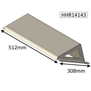 Parkray Consort 15 Boiler (CEvII) Baffle Plate  - HHR14143