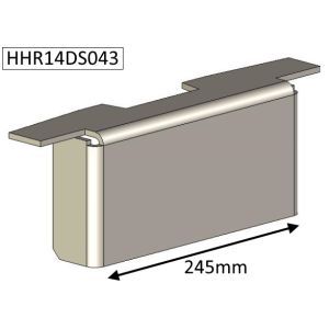Hunter Herald 14 Double Sided Single Depth Double Sided (CEvII) Side Plate - HHR14DS043