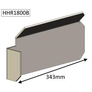 Hunter Herald 80 B Spares (CEvII)Left hand Side Plate - HHR18008B