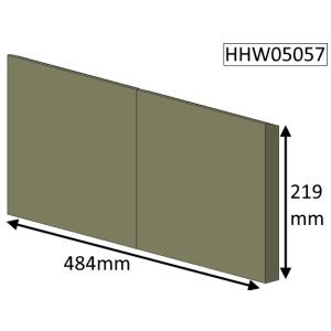 Hunter Herald 5 Slimline Wood (CE) Rear Fire Brick - HHW05057